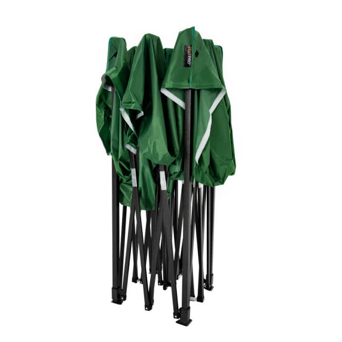 Namiot handlowy - ekspresowy, stalowy, 3x3 zielony Zeltpro EKOSTRONG 7