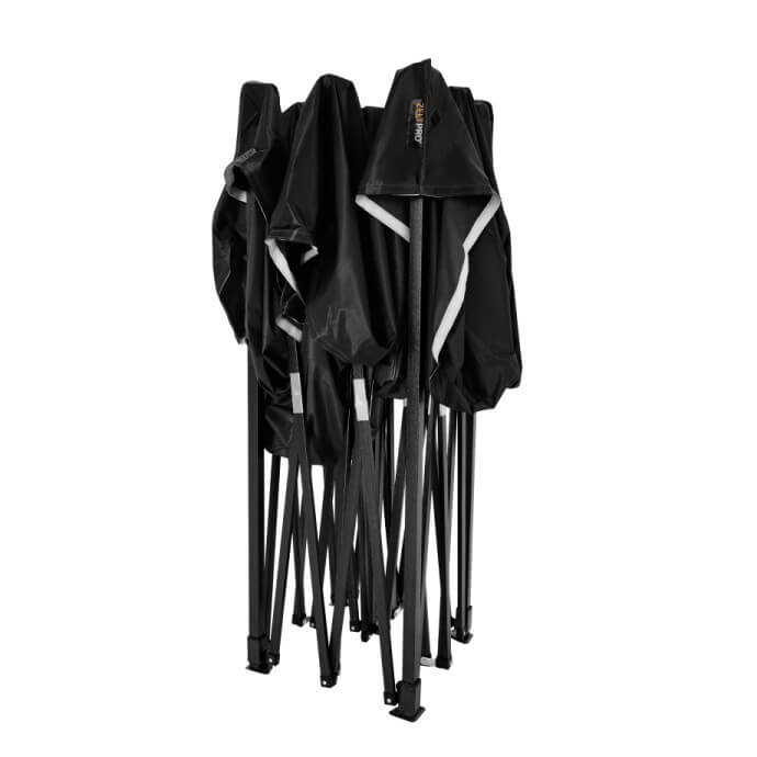 Namiot handlowy - ekspresowy, stalowy, 3x3 czarny Zeltpro EKOSTRONG 7