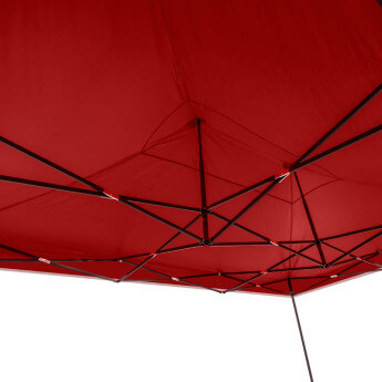 Namiot handlowy - ekspresowy, stalowy, 3x4,5 czerwony Zeltpro EKOSTRONG 8