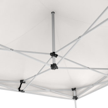 Namiot handlowy - ekspresowy, aluminiowy, 3x3 biały Zeltpro PREMIUM+ 8