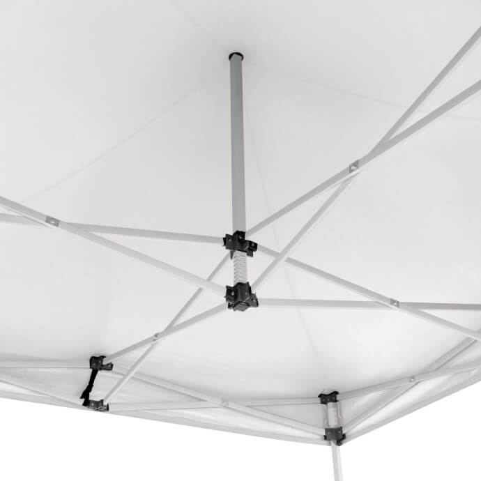 Namiot handlowy - ekspresowy, aluminiowy, 3x3 biały Zeltpro PREMIUM+ 8