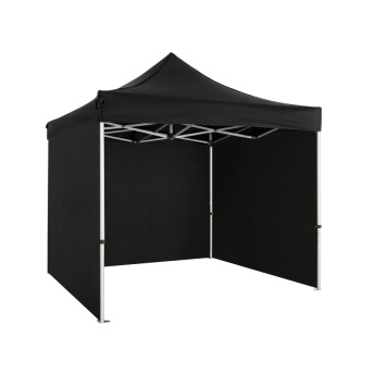 Namiot handlowy - ekspresowy, aluminiowy, 3x3 czarny Zeltpro PREMIUM+ 2