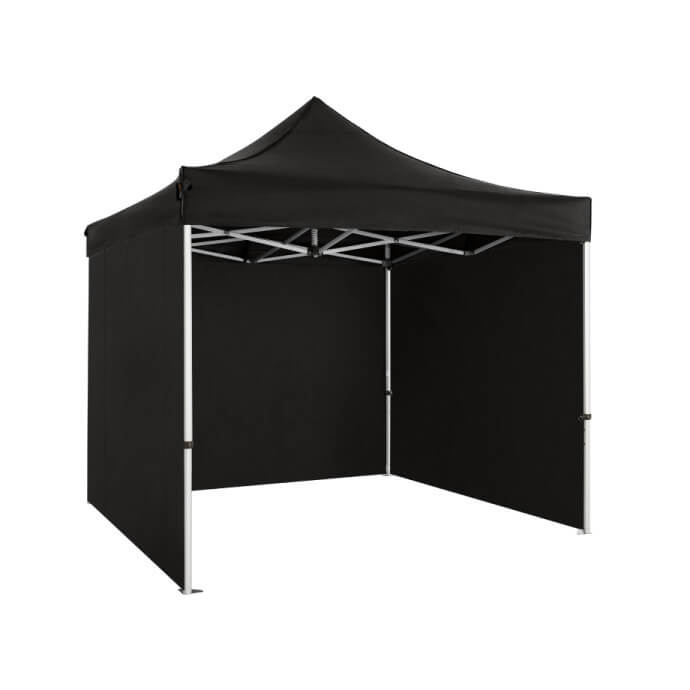 Namiot handlowy - ekspresowy, aluminiowy, 3x3 czarny Zeltpro PREMIUM+ 2