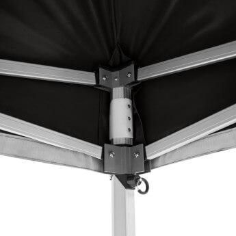 Namiot handlowy - ekspresowy, aluminiowy, 3x3 czarny Zeltpro PREMIUM+ 6