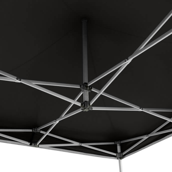 Namiot handlowy - ekspresowy, aluminiowy, 3x3 czarny Zeltpro PREMIUM+ 8