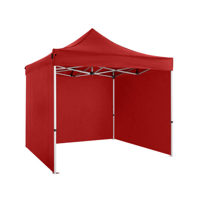 Namiot handlowy - ekspresowy, aluminiowy, 3x3 czerwony Zeltpro PREMIUM+ 2