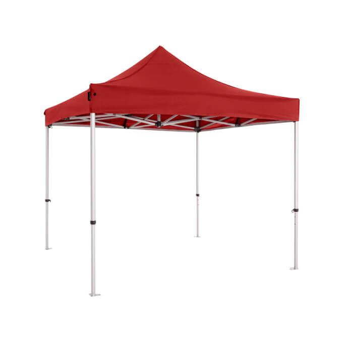Namiot handlowy - ekspresowy, aluminiowy, 3x3 czerwony Zeltpro PREMIUM+ 5