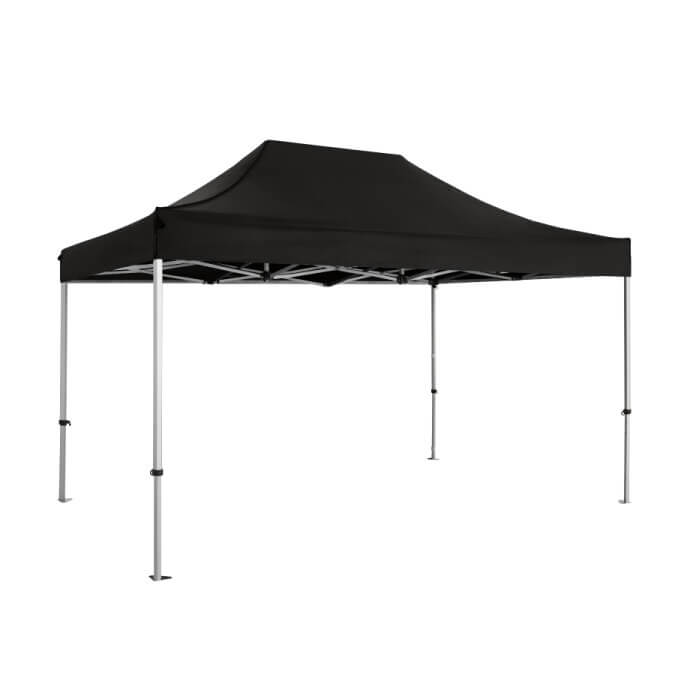 Namiot handlowy - ekspresowy, aluminiowy, 3x4,5 czarny Zeltpro PREMIUM+ 5