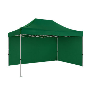 Namiot handlowy - ekspresowy, aluminiowy, 3x4,5 zielony Zeltpro PREMIUM+ 3