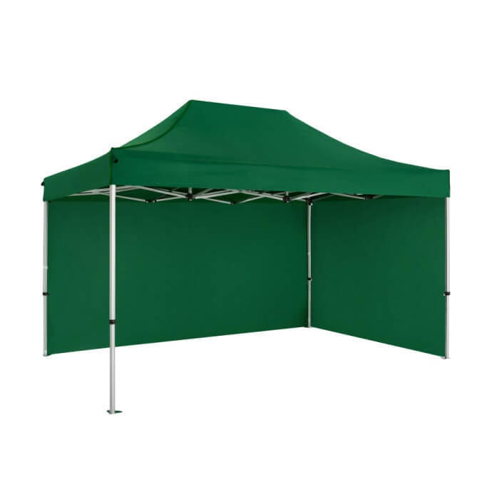 Namiot handlowy - ekspresowy, aluminiowy, 3x4,5 zielony Zeltpro PREMIUM+ 3