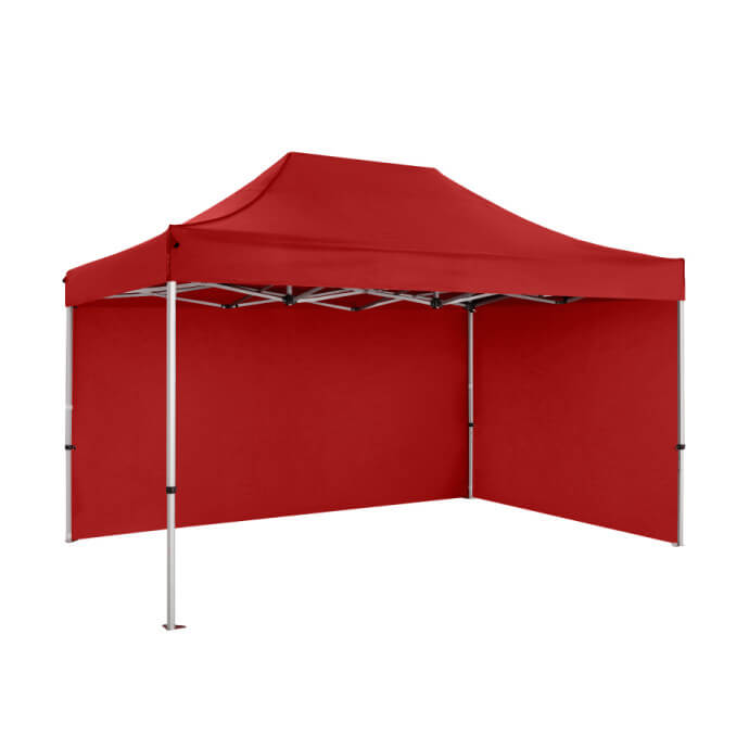 Namiot handlowy - ekspresowy, aluminiowy, 3x4,5 czerwony Zeltpro PREMIUM+ 3