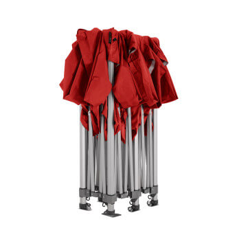 Namiot handlowy - ekspresowy, aluminiowy, 3x6 czerwony Zeltpro PREMIUM+ 7