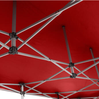 Namiot handlowy - ekspresowy, aluminiowy, 3x6 czerwony Zeltpro PREMIUM+ 8