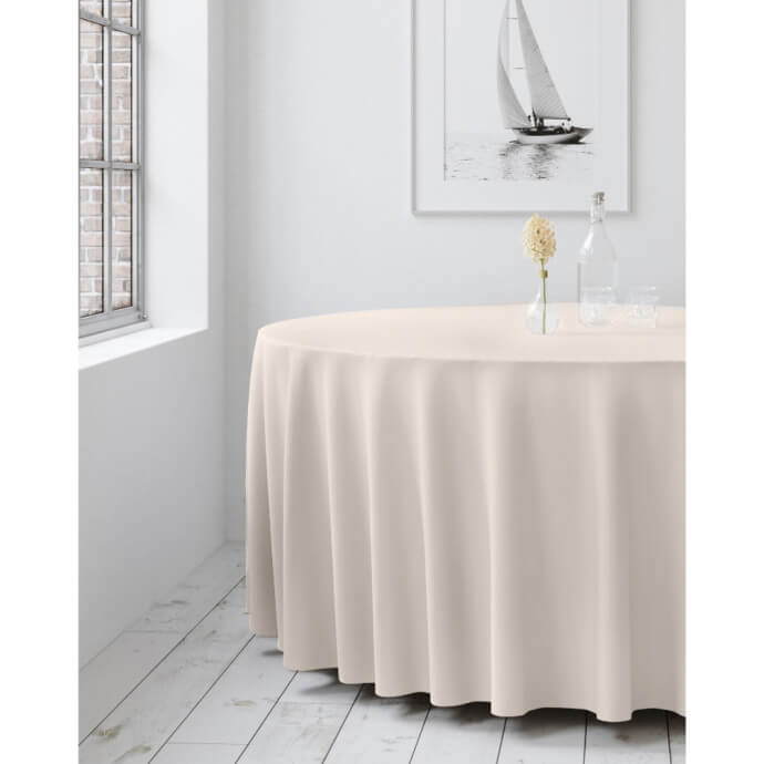 Obrus okrągły Restly szampański D290 1