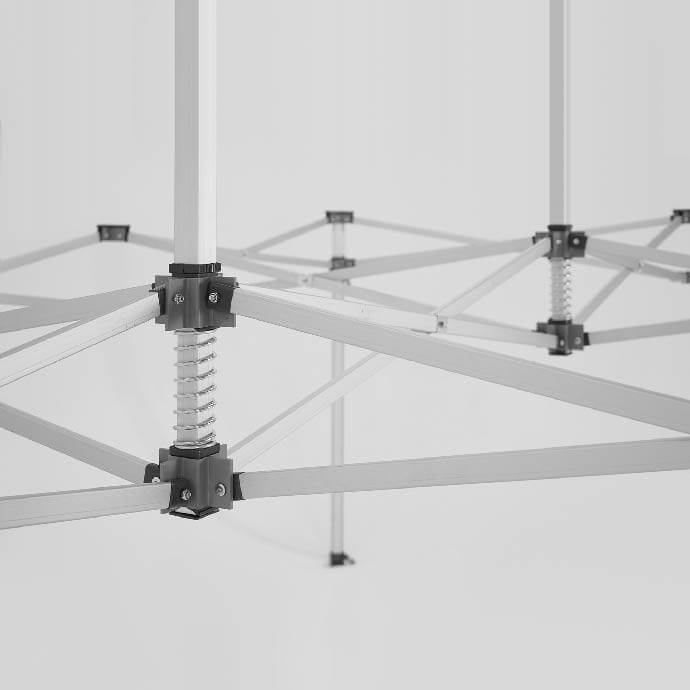 Namiot handlowy - ekspresowy, aluminiowy, 3x4,5 biały Zeltpro PREMIUM+ 15