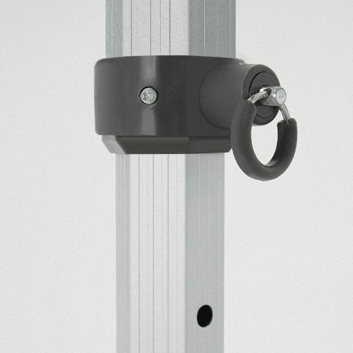 Namiot handlowy - ekspresowy, aluminiowy, 3x6 niebieski Zeltpro PREMIUM+ 15