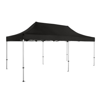 Namiot handlowy - ekspresowy, aluminiowy, 4x6 czarny Zeltpro PREMIUM+ 5