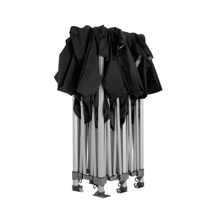 Namiot handlowy - ekspresowy, aluminiowy, 4x6 czarny Zeltpro PREMIUM+ 7