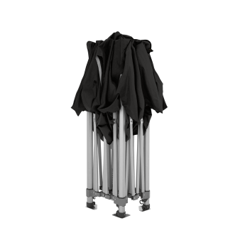 Namiot handlowy - ekspresowy, aluminiowy, 3x3 czarny Zeltpro PREMIUM+ 7