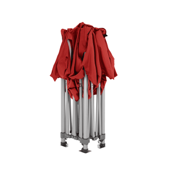 Namiot handlowy - ekspresowy, aluminiowy, 3x3 czerwony Zeltpro PREMIUM+ 6