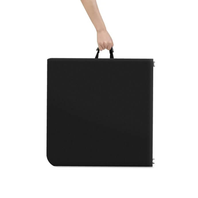 Stół cateringowy składany 120 cm czarny 5