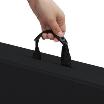 Stół cateringowy składany 120 cm czarny 6