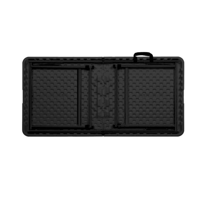 Stół cateringowy składany 120 cm czarny 8