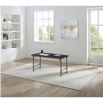 Stół cateringowy składany 120 cm czarny 9