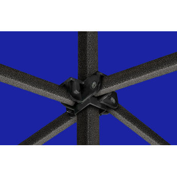 Namiot handlowy - ekspresowy, stalowy, 3x3 niebieski Zeltpro EKOSTRONG 12