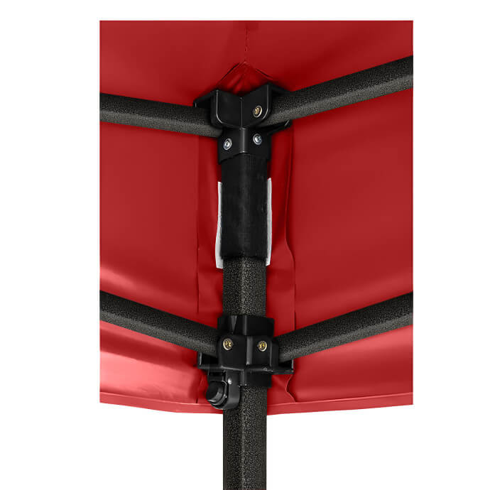 Namiot handlowy - ekspresowy, stalowy, 3x3 czerwony Zeltpro EKOSTRONG 10