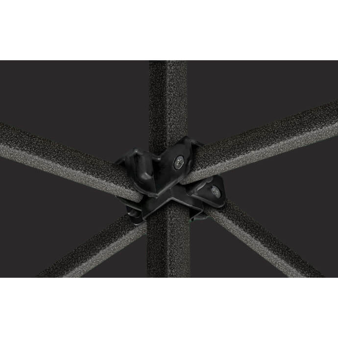 Namiot handlowy - ekspresowy, stalowy, 3x3 czarny Zeltpro EKOSTRONG 10