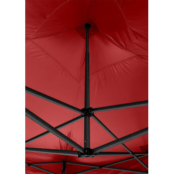 Namiot handlowy - ekspresowy, stalowy, 2x2 czerwony Zeltpro EKOSTRONG 11