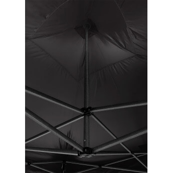 Namiot handlowy - ekspresowy, stalowy, 3x2 czarny Zeltpro EKOSTRONG 13