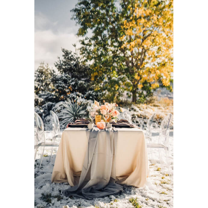 Obrus plamoodporny prostokątny Restly szampański 150x150 4