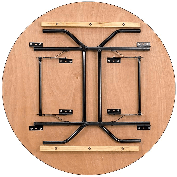 Stół bankietowy (konferencyjny) drewniany, okrągły D180 4