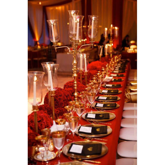 Obrus plamoodporny prostokątny Restly czerwony 150x250 2