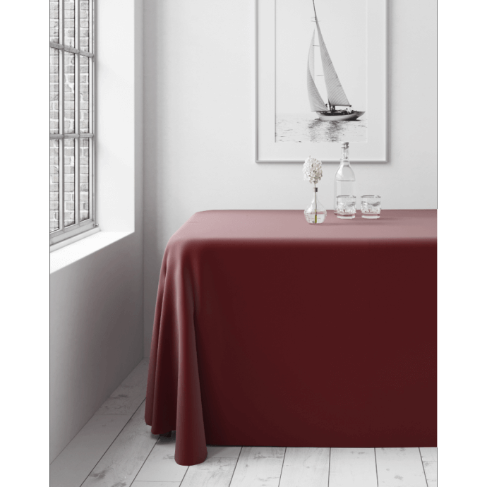 Obrus plamoodporny prostokątny Restly bordowy 150x250 1