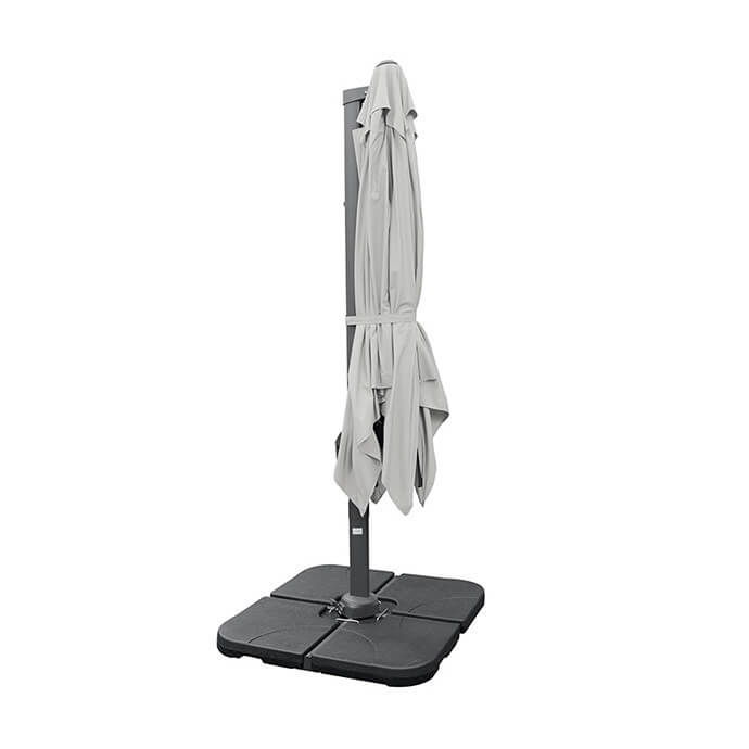 Parasol ogrodowy (pokrowiec w zestawie) Maestro Light Grey 8