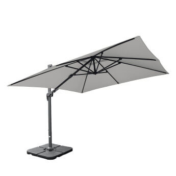 Parasol ogrodowy (pokrowiec w zestawie) Maestro Light Grey 12