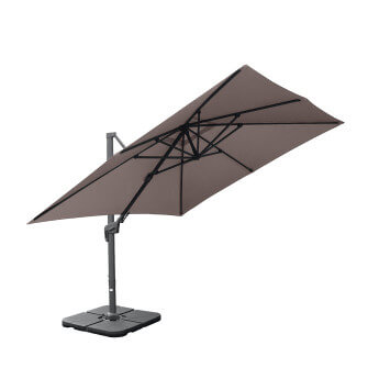 Parasol ogrodowy z podstawą (pokrowiec w zestawie) Maestro Taupe 15