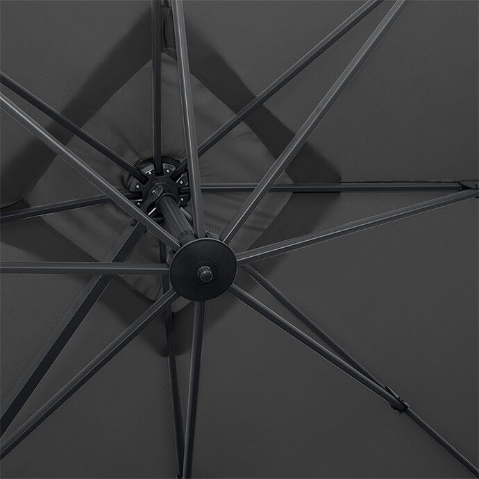 Parasol ogrodowy z podstawą (pokrowiec w zestawie) Maestro Antracytowy 15
