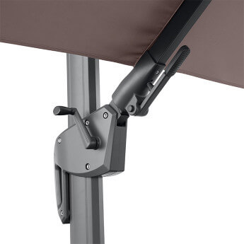 Parasol ogrodowy z podstawą Solid (pokrowiec w zestawie) Maestro Taupe 3