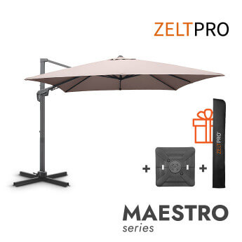 Parasol ogrodowy z podstawą...