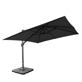 Parasol ogrodowy z podstawą Solid (pokrowiec w zestawie) Maestro Antracytowy 12