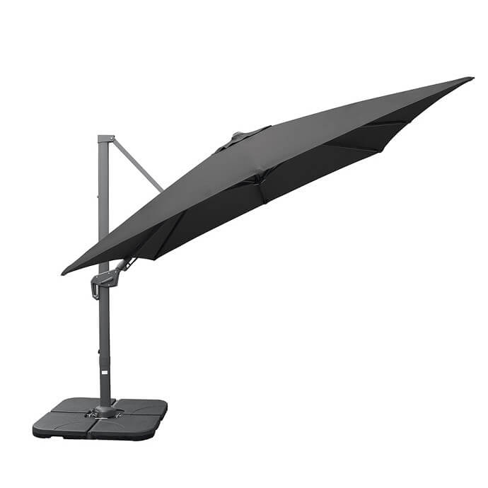 Parasol ogrodowy z podstawą Solid (pokrowiec w zestawie) Maestro Antracytowy 14