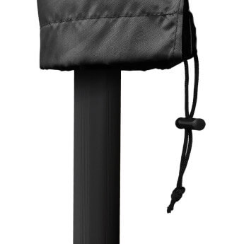 Parasol ogrodowy z podstawą Solid i pokrowiec Comfort Antracytowy 11