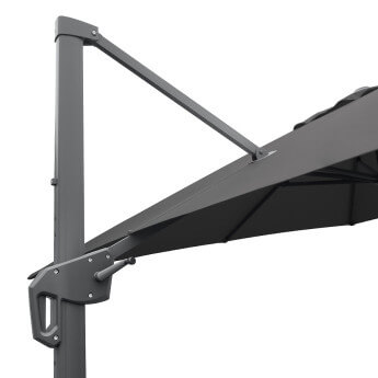 Parasol ogrodowy (pokrowiec w zestawie) Lounge Antracytowy 8