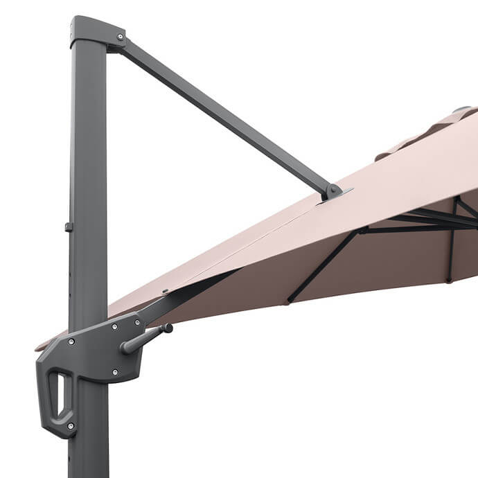 Parasol ogrodowy (pokrowiec w zestawie) Lounge Taupe 15