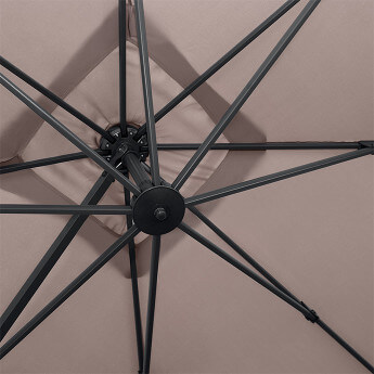 Parasol ogrodowy (pokrowiec w zestawie) Lounge Taupe 16