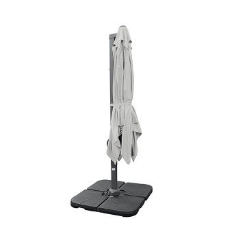 Parasol ogrodowy (pokrowiec w zestawie) Lounge Light Grey 11